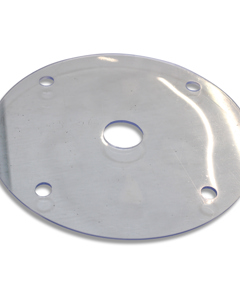 Flange gasket soft PVC D200/30x3 mm D165mm 4hole D12 mm